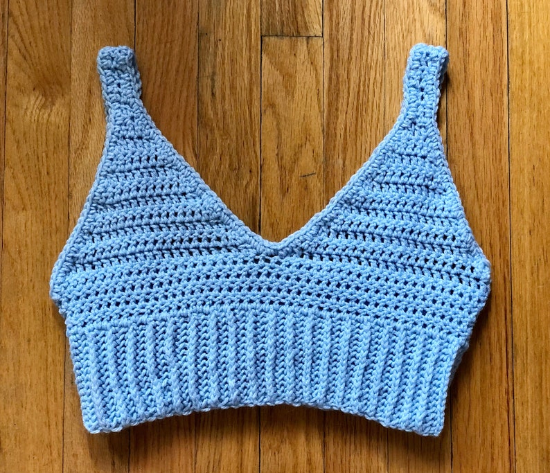 Crochet cropped tank top