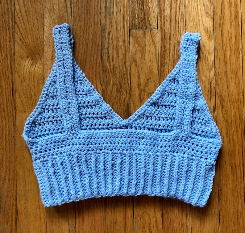 Crochet cropped tank top