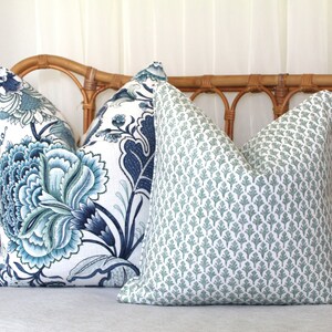 Ponce Eucalyptus Lacefield Designs Pillow Cover Seafoam Green Cushion covers Scandinavian style, Linen cushions Cotton cushions