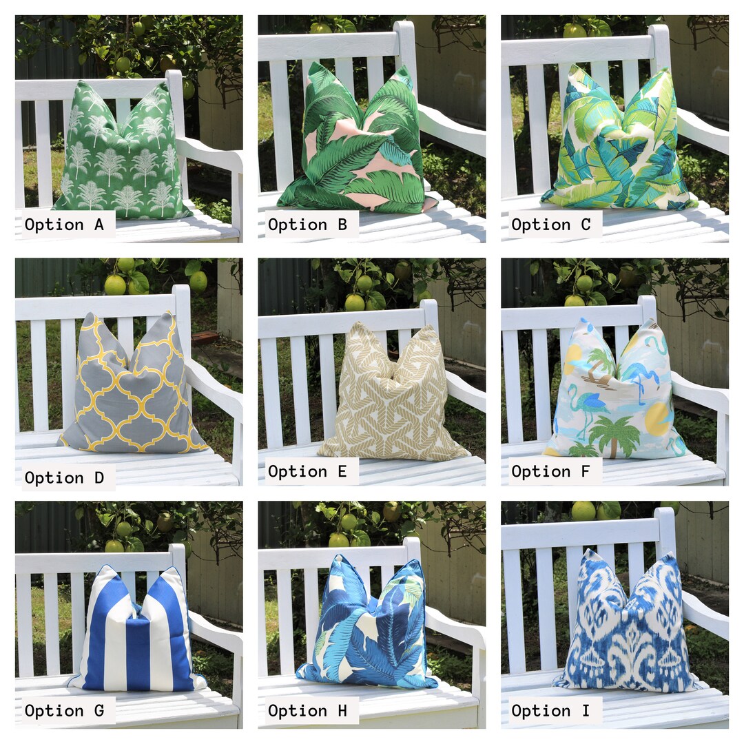 Tommy Bahama Cushions, Outdoor Indoor Cushions, Tropical Leaf Cushions ...
