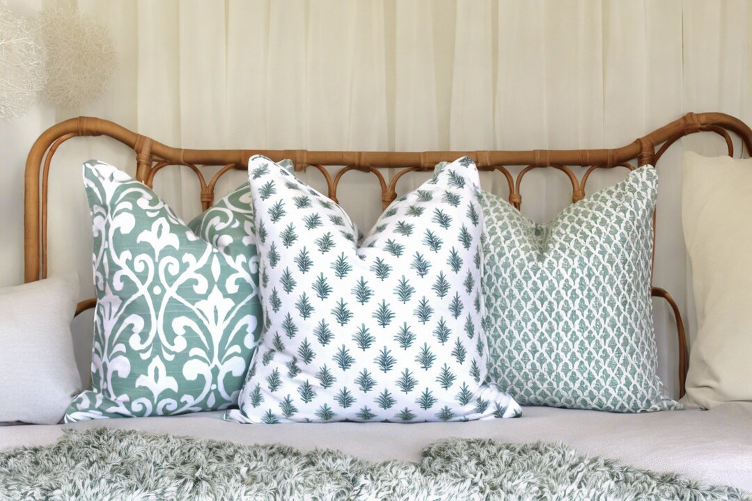 New Selection of Seafoam Green Cushion Covers. Handmade in Queensland Australia With Love. Etsy