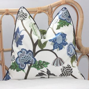 Palampore Linen Pacific Cushion covers, Lacefield Designer cushions, Floral Bright cushion cover Made in Australia