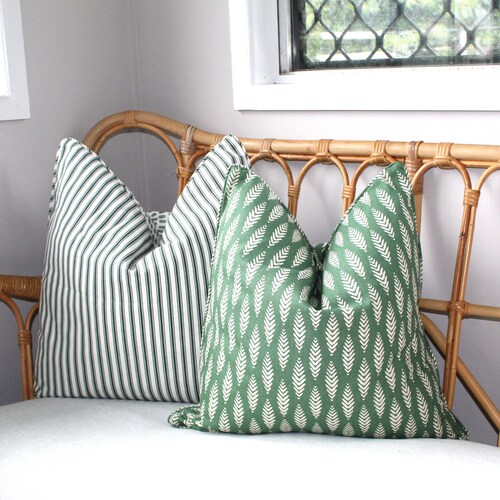 Hampton's Style REVERSIBLE Cushion Covers Made in Etsy Australia