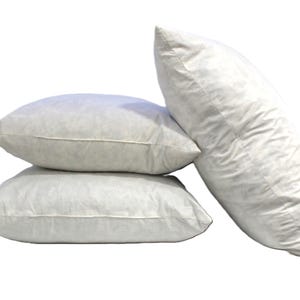 Duck feather cushion inserts. All sizes available. Made in Australia No Tariff charges for US