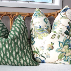 Green Foliage Cushion covers Made in Australia