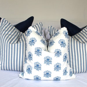 Cojín Thibaut Milford, funda de cojín Anna French Cairo, funda de cojín Euro o lumbar Thibaut, funda de almohada decorativa. Fabricado en Australia.