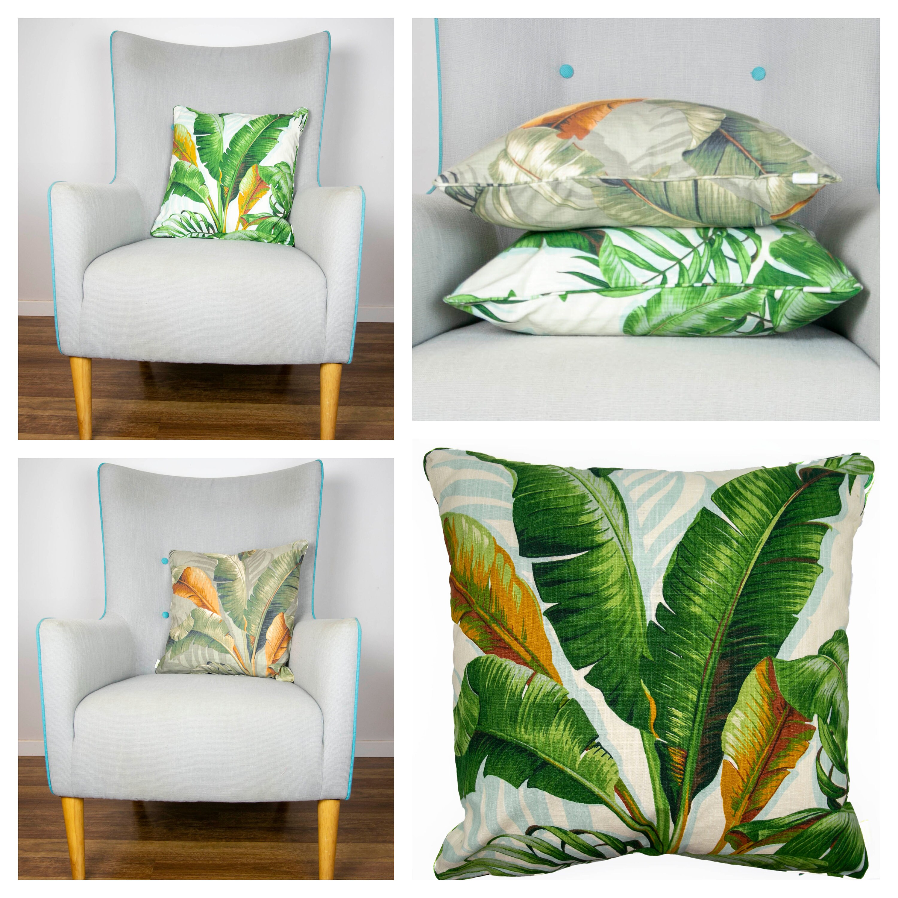 CLEARANCE Tommy Bahama Palmiers Agate Tropical Leaf 100 Etsy UK