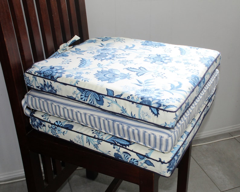 Hampton Style Chair Pads Chair Cushions Wicker Chair Etsy