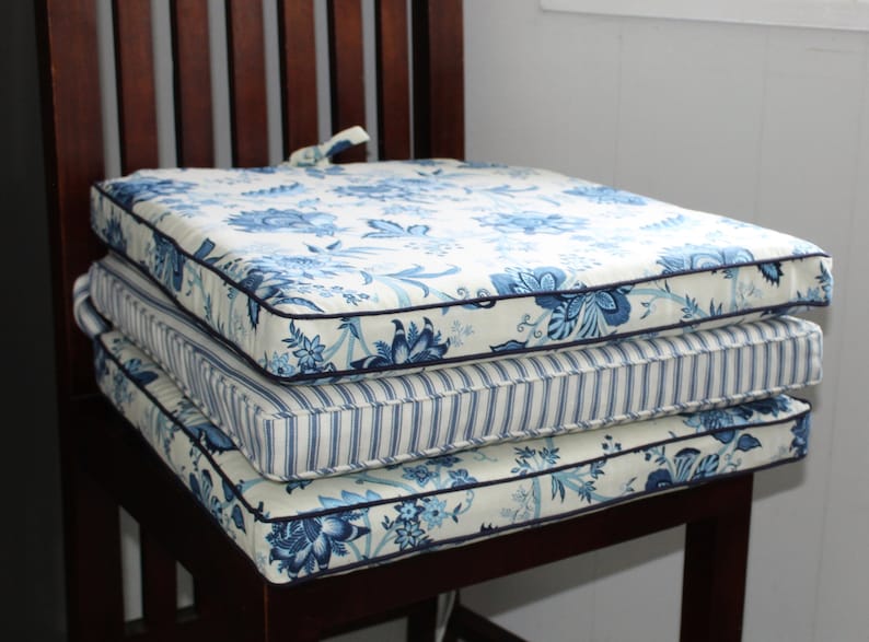 Hampton Style Chair Pads Chair Cushions Wicker Chair Etsy