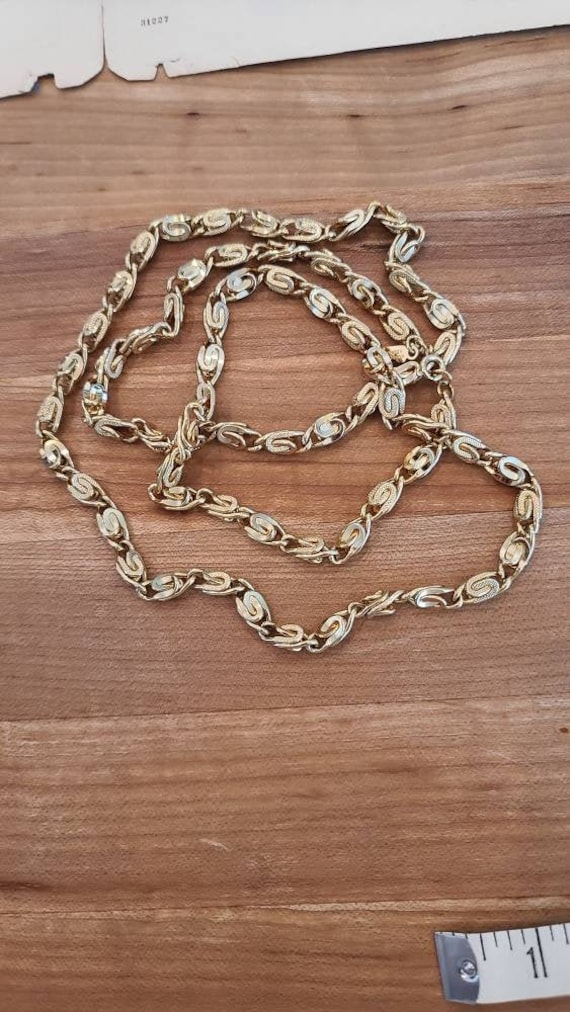 Long Chunky Hattie Carnegie Chain Necklace