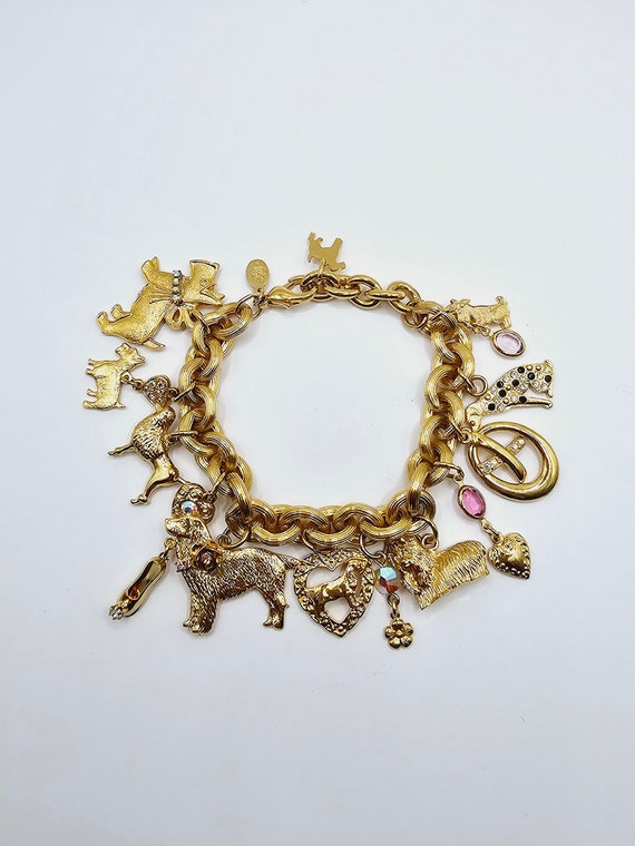 Wonderful Kirks Folly Dog Lover's Charm Bracelet, 