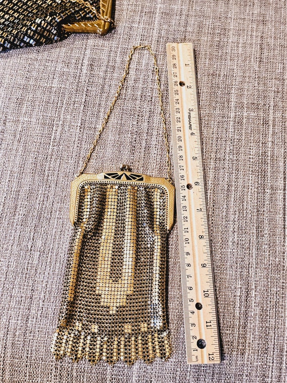 Wonderful Early Art Deco Mesh Handbag from Whitin… - image 8