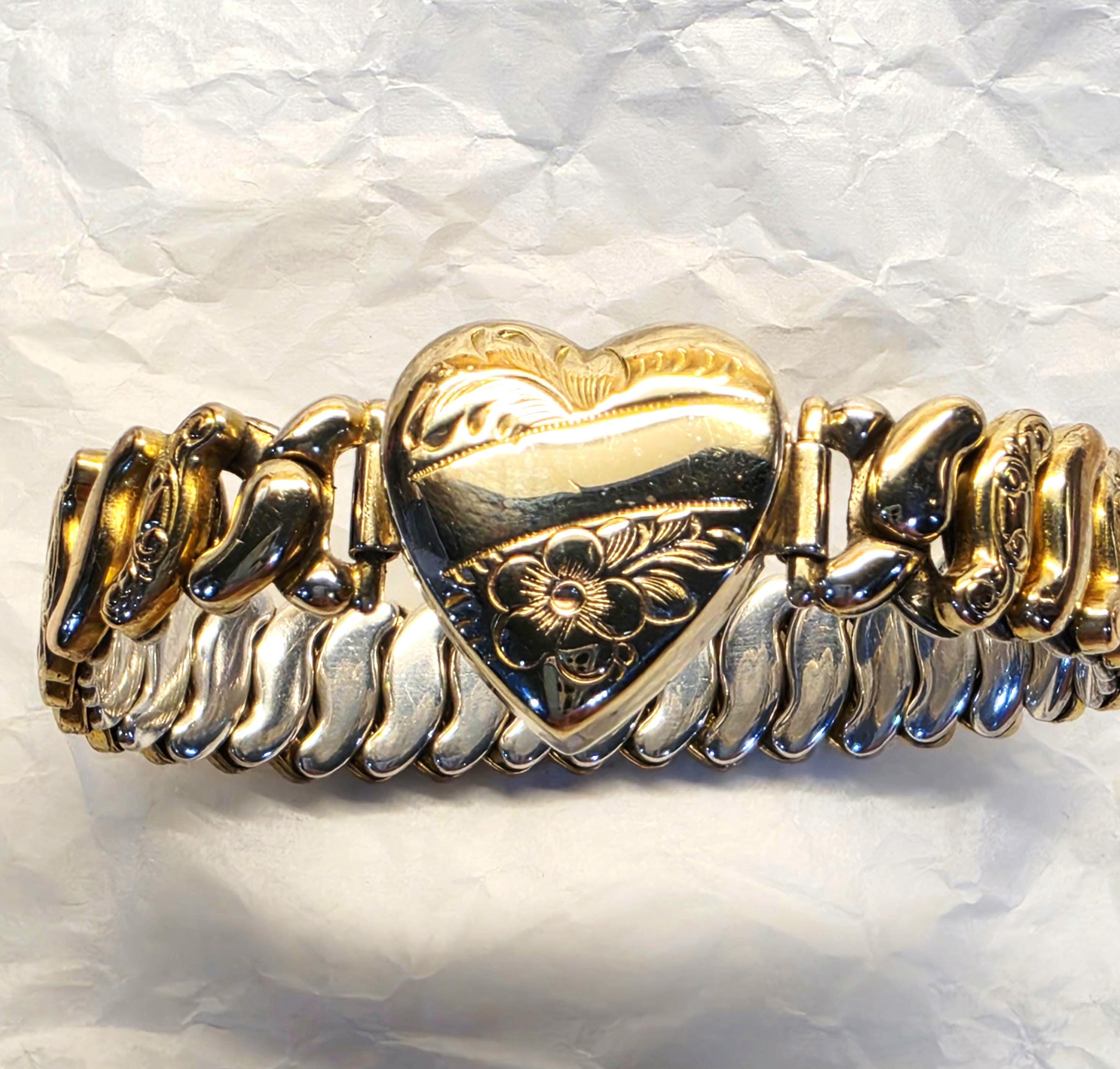 Vintage Jewelry Sweetheart Bracelet - Etsy