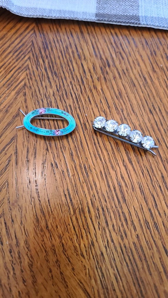 vintage hair barrette sweet Gem