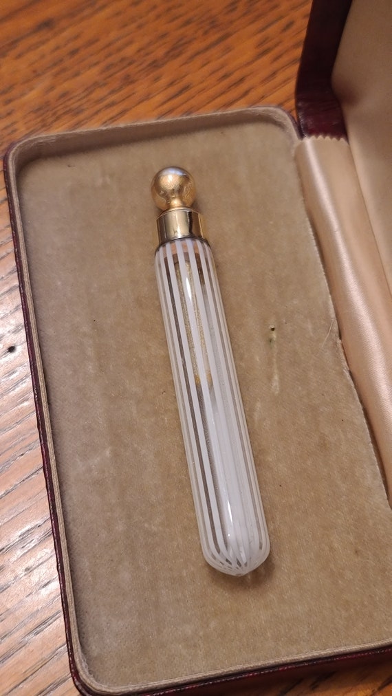 Lovely Little NOS Blown Glass Perfume Bottle from… - image 3