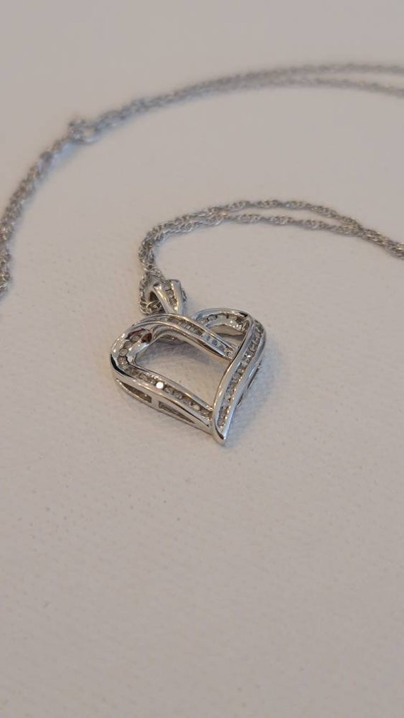 Genuine Diamond Heart Pendant