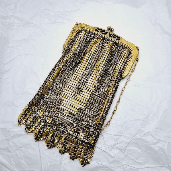 Wonderful Early Art Deco Mesh Handbag from Whiting and Davis