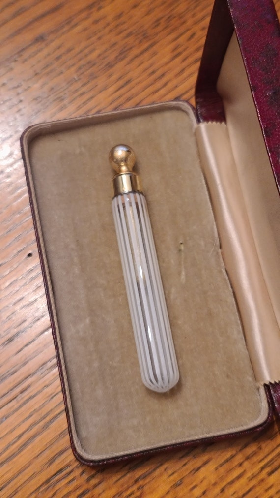 Lovely Little NOS Blown Glass Perfume Bottle from… - image 2