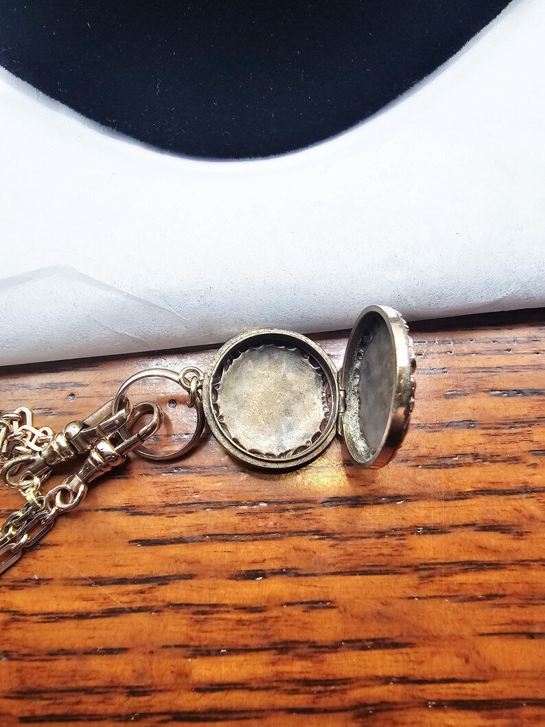 Antique 19 Inch Gold-filled Watch Chain Necklace With Polished Art ...