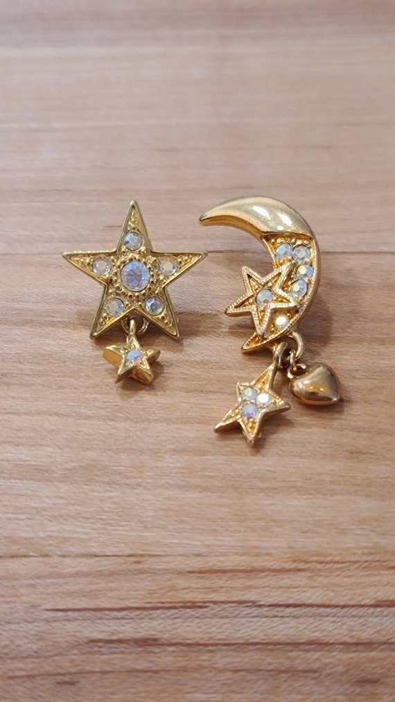 Kirks Folly Moon and Star Scatter Pin Set, Celesti