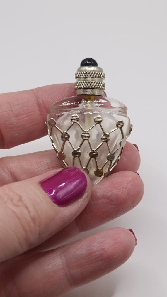 perfume bottle tiny glass Gem