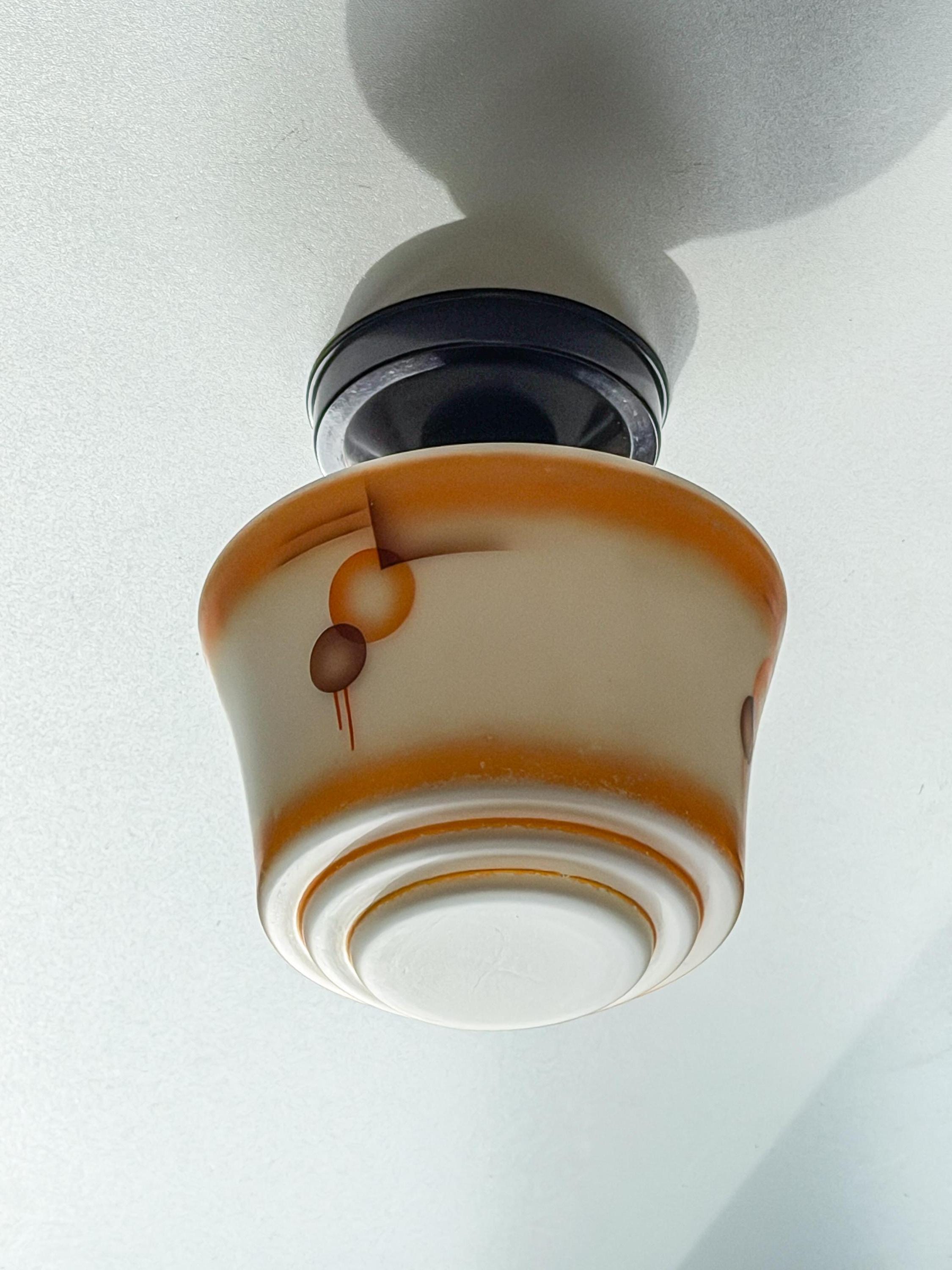 Rare applique murale orange mi-siècle, Allemagne, années 1970