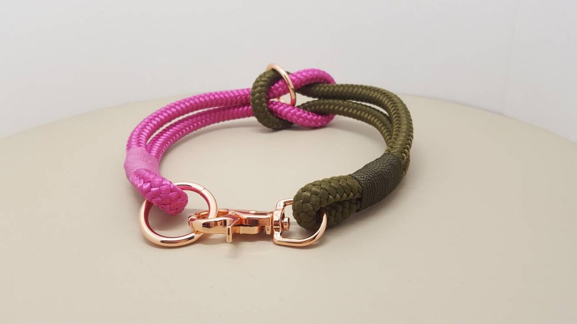 Halsband aus Tau rope paracord Tauhalsband Hund collar dogs Etsy