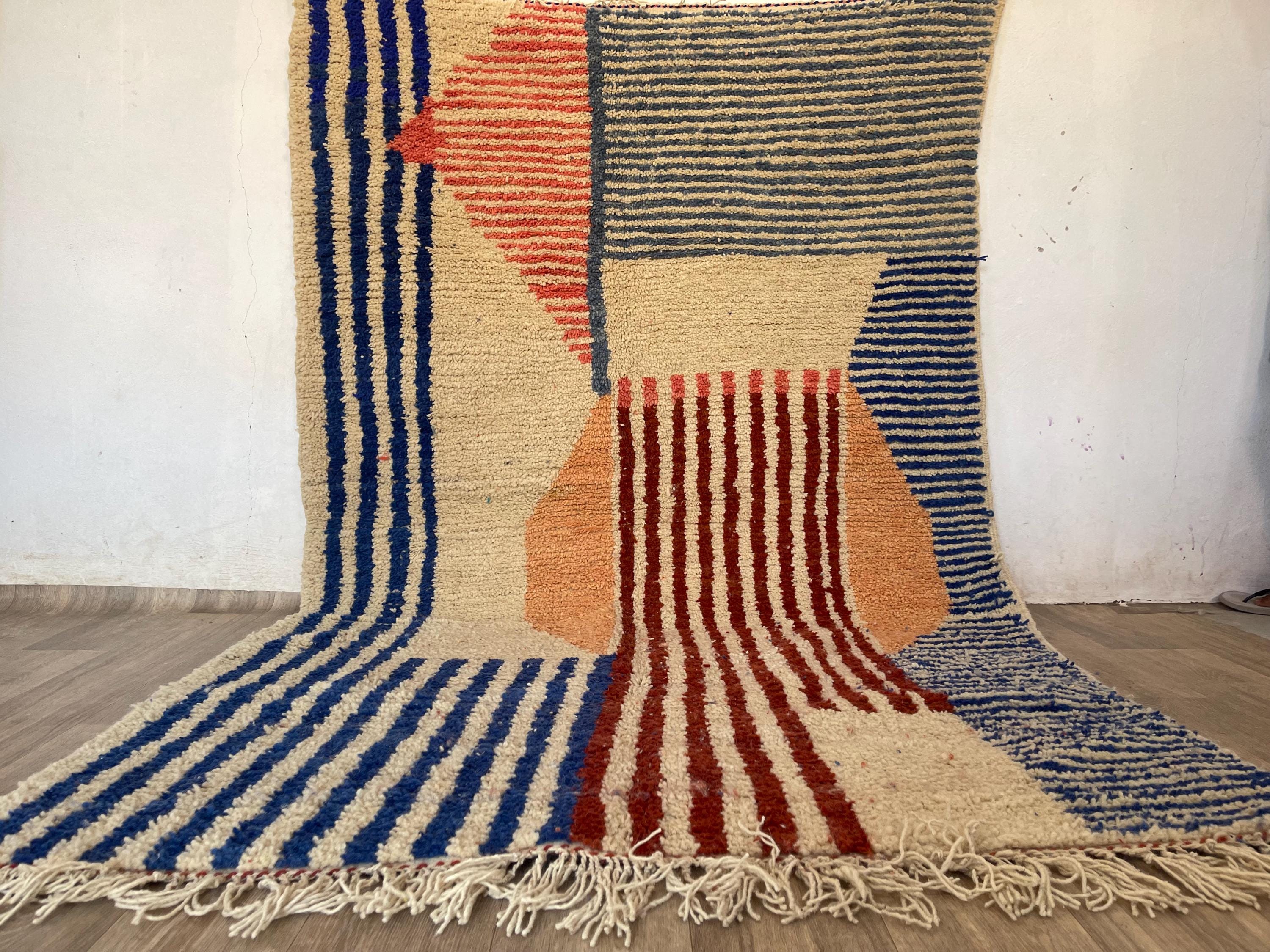 Moroccan rug  - Custom Area rug - Moroccan hand knotted rug - Berber rug - Handmade colorful Rug - Rug For Living Room -  moroccan rug 9x12