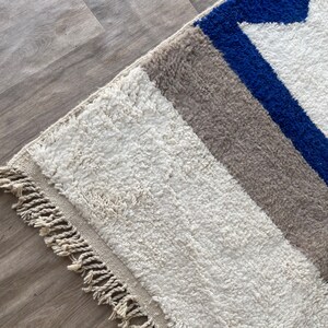 Moroccan rug , Handmade Beni ourain rug , Rug For Living Room , Berber Wool Area Rugs , Colorful Moroccan Rug , Custom Area rug , Boho rug