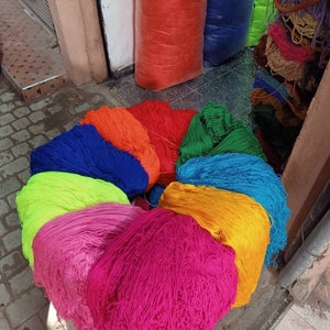 MOROCCAN RUG 8x10,Green rug,Blue rug, Pink rug,Orange rug ,gifts,Beni Ourain Rug,Morrocan rug,white rug,Beni ourain rug 8x10,Morocco 70s rug image 3