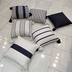 Moroccan Cotton Pillows for Serene Night, Moroccan Cotton Elegance for Dreamy Slumbers,Rest Easy in Style,Moroccan Pillows for Every Dream