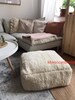 Moroccan pouf, White pouf, Berber pouf,Tribal pouf, square pouf, floor pouf, Large moroccan pouf, ,moroccan decor, handmade,(24*24*8 inches) 