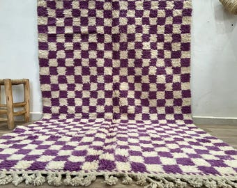Handmade  Moroccan Rug 5x8 ft – Berber Wool Carpet