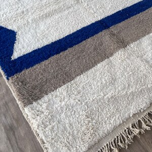Moroccan rug , Handmade Beni ourain rug , Rug For Living Room , Berber Wool Area Rugs , Colorful Moroccan Rug , Custom Area rug , Boho rug