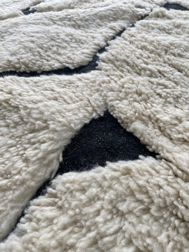 Moroccan Rug , Rugs for living room , Morrocan area rug , Wool Beni Ourain Rug , Moroccan berber Rug , Custom Area Rug 8x10 , Teppich