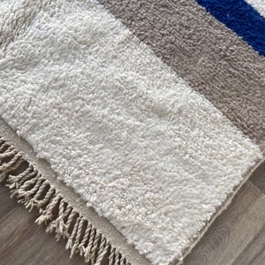 Moroccan rug , Handmade Beni ourain rug , Rug For Living Room , Berber Wool Area Rugs , Colorful Moroccan Rug , Custom Area rug , Boho rug