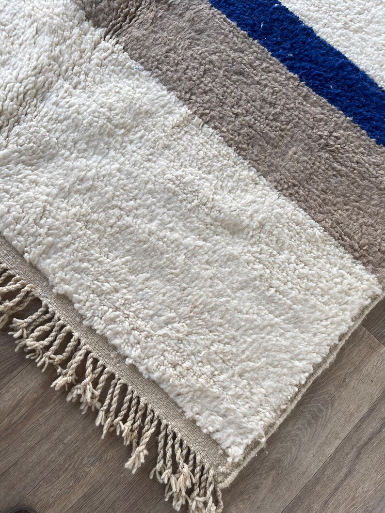 Moroccan rug , Handmade Beni ourain rug , Rug For Living Room , Berber Wool Area Rugs , Colorful Moroccan Rug , Custom Area rug , Boho rug