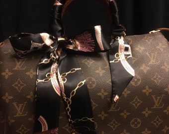 lv scarf for bag
