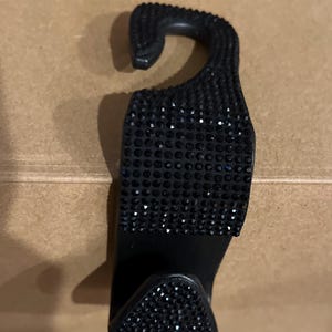 Crystal Car Purse Hanger: Black Bling Hook