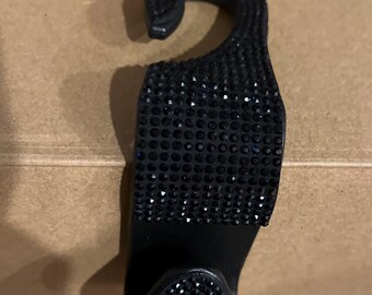 Crystal Car Geldbörse Hanger: Black Bling Haken