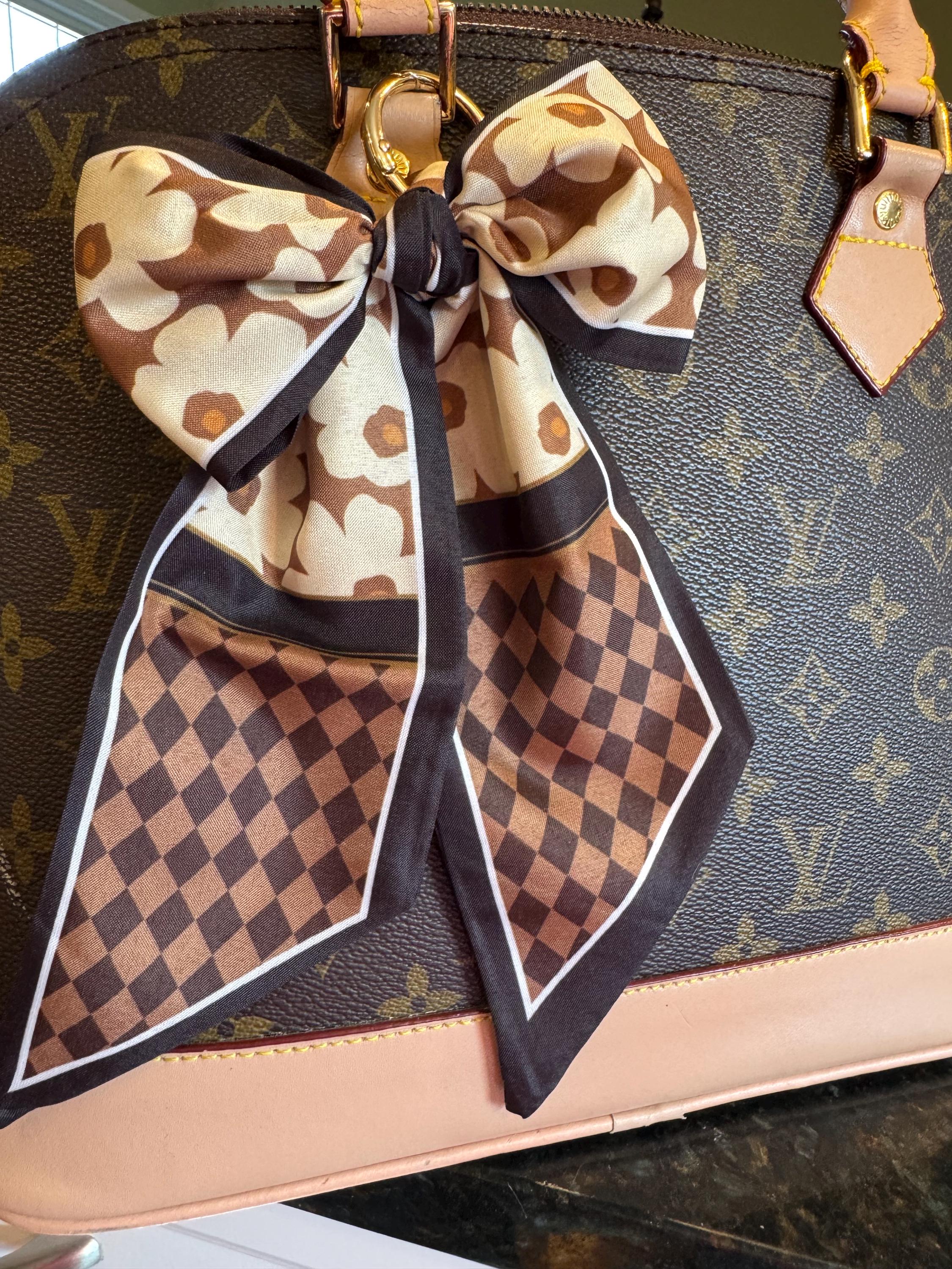 Louis Vuitton Checkered Tote Handbag - Etsy