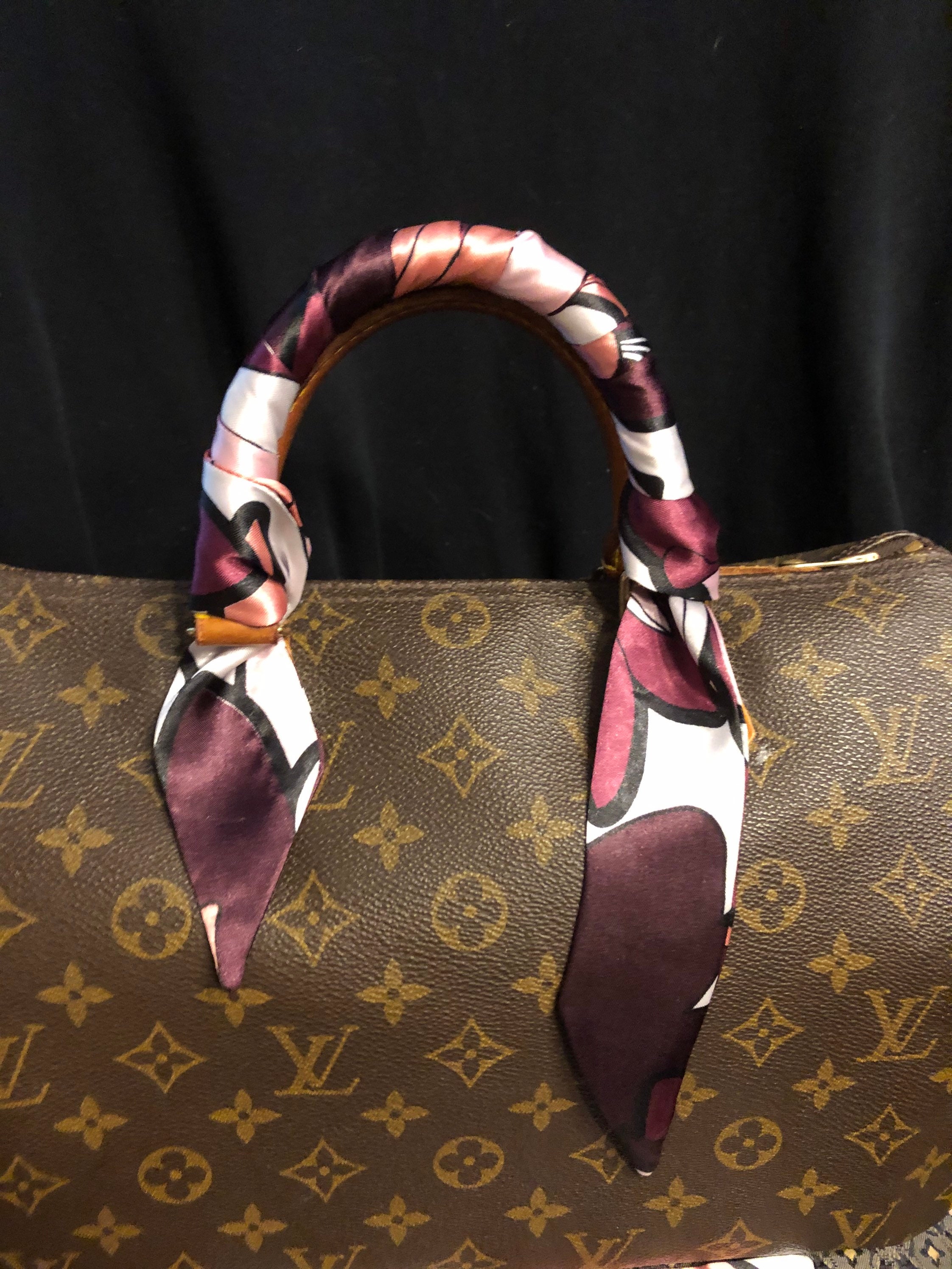 Louis Vuitton, Accessories, Auth Louis Vuitton Twilly Bandeau Scarf