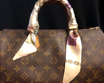 Vintage LOUIS VUITTON Epi Monceau 2-way Handbag Stamp