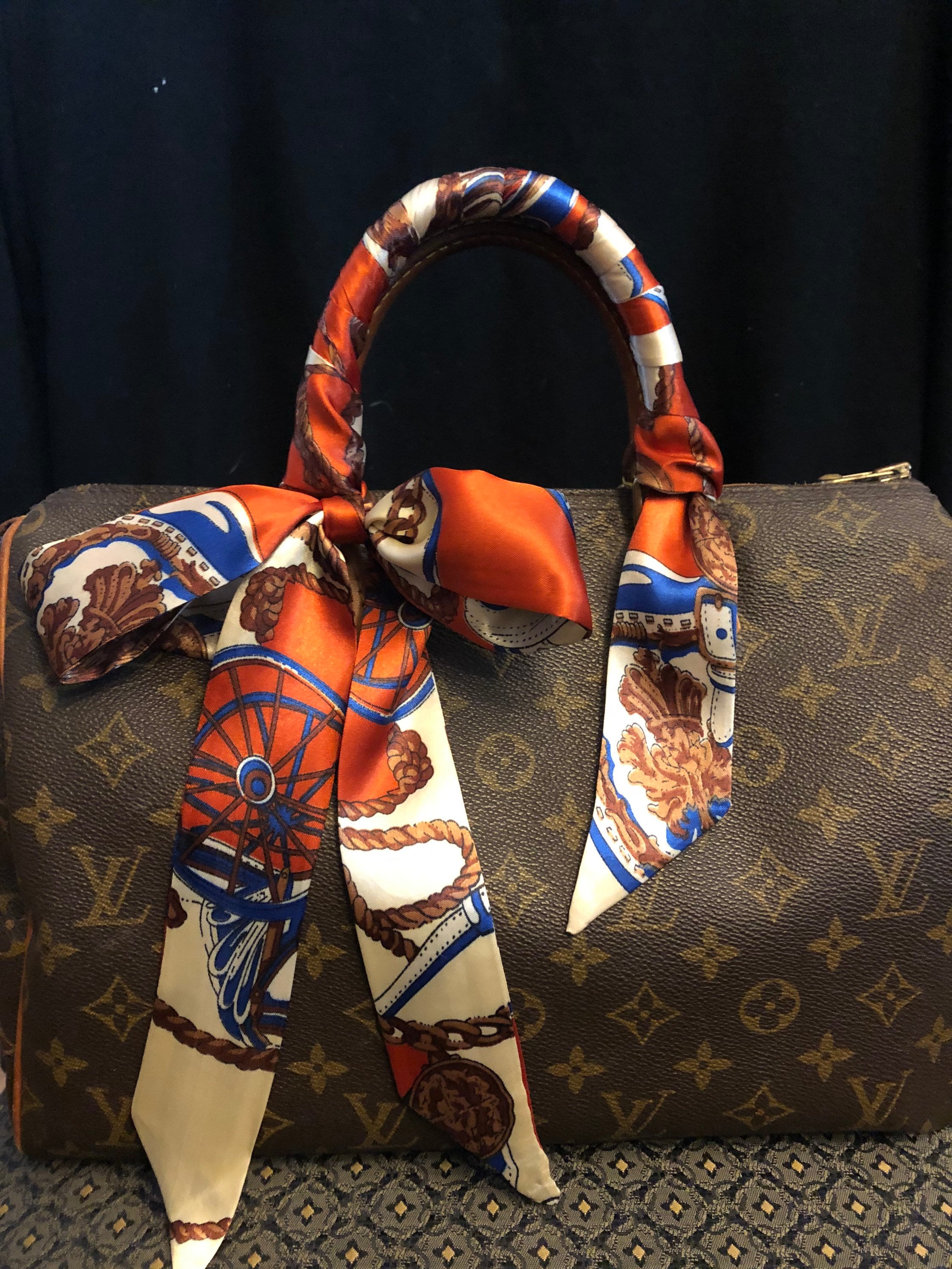 twilly scarves for bags lv