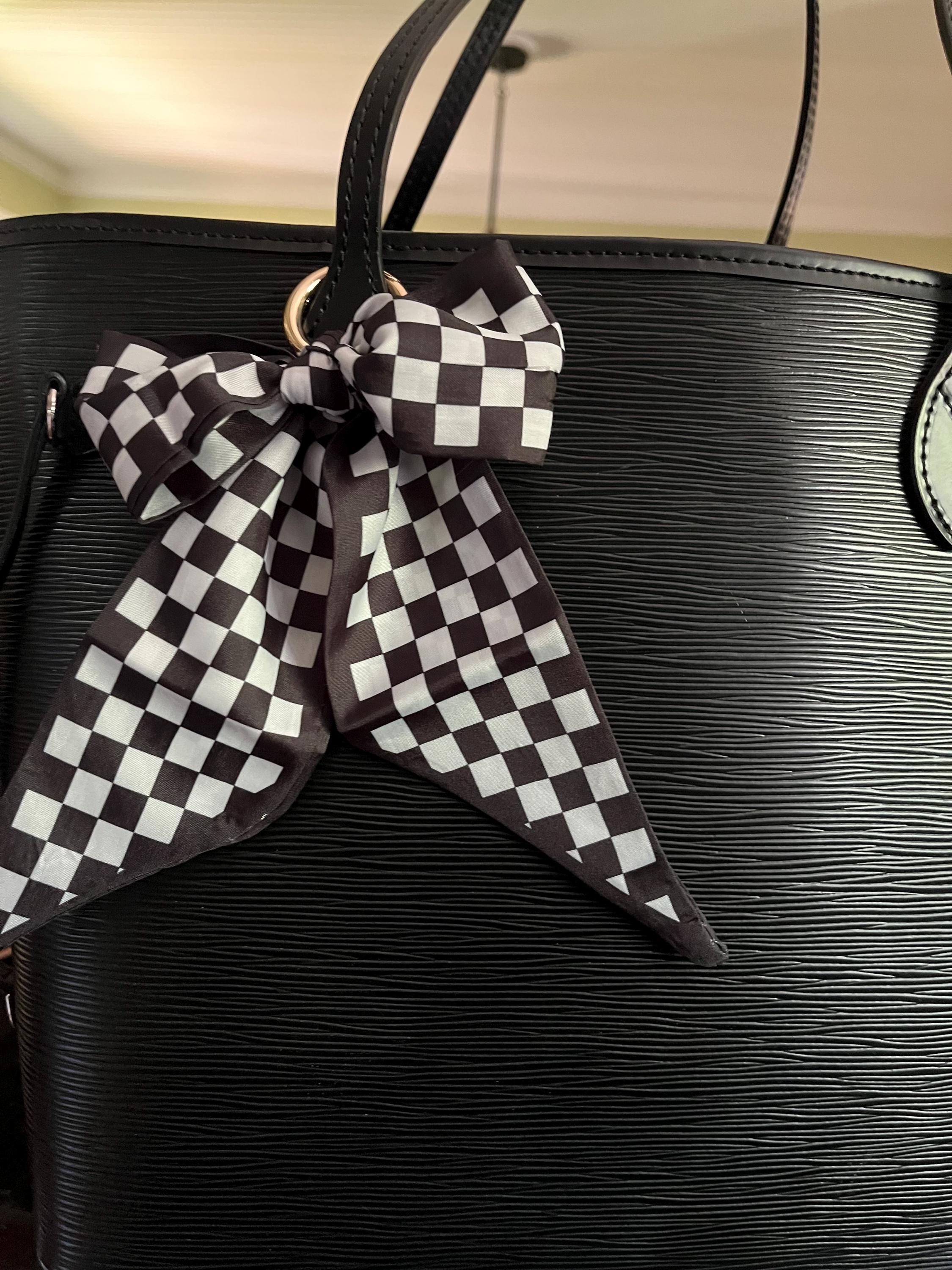 Louis Vuitton Checkered Keychain - Etsy