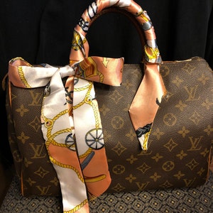 How to Wrap Twilly on Louis Vuitton Purse 