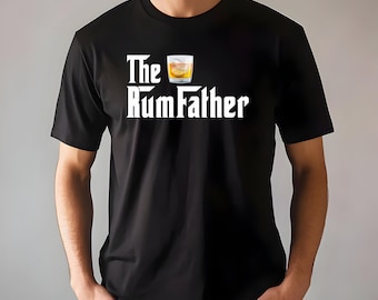 The Rum Father T-Shirt, Funny Drinking Gift, Fathers Day, Screen Printed