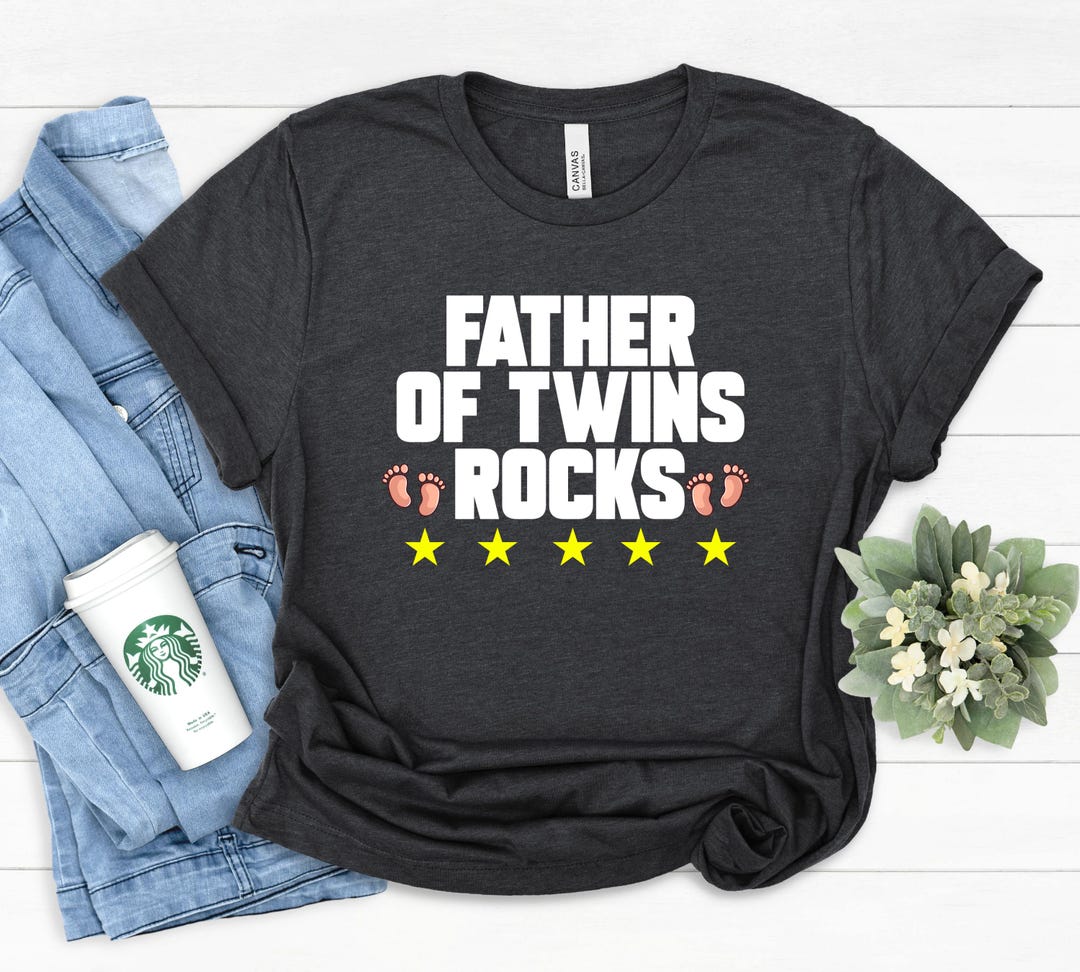 Twin Dad Shirt, Father's Day Gift, Dad of Twins to Be - Etsy