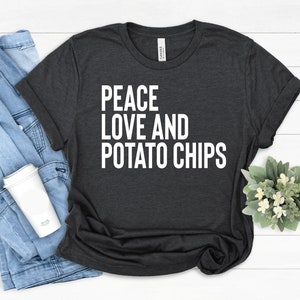 Potato Chips Tee, Potato Chips & crisps Gifts, Potato Chips Gift,  Gift For Potato Chips Lovers, Potato chips family Party Christmas Gifts