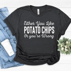Potato Chips Tee, Potato Chips & crisps Gifts, Potato Chips Gift,  Gift For Potato Chips Lovers, Potato chips family Party Christmas Gifts